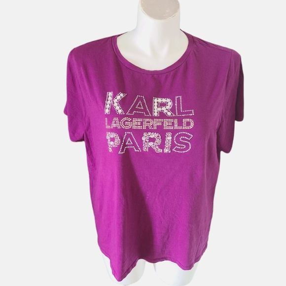 Karl Lagerfeld Tops - Karl Lagerfeld Paris t-shirt size 2 X